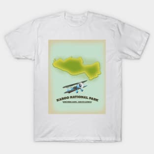 Karoo National Park Western Cape South Africa map T-Shirt
